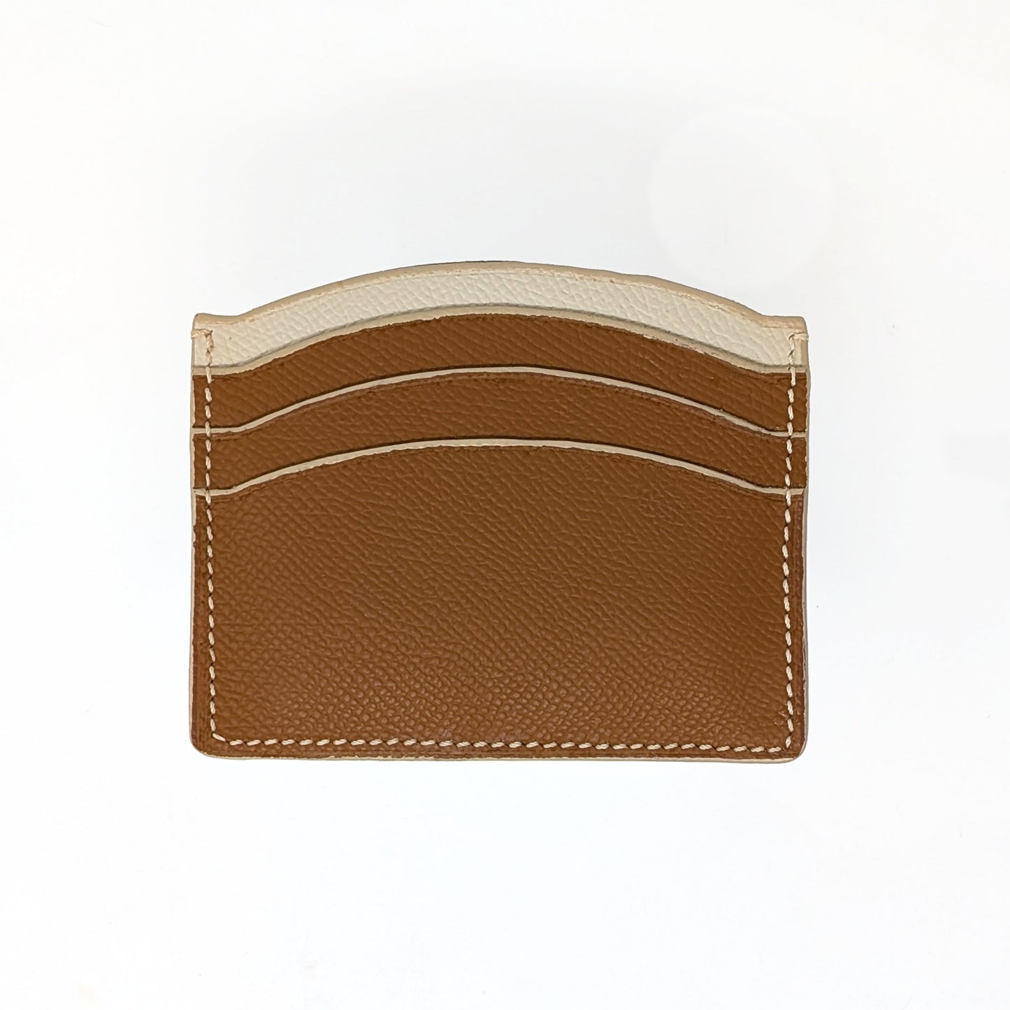 Handmade Brown Leather Cardholder