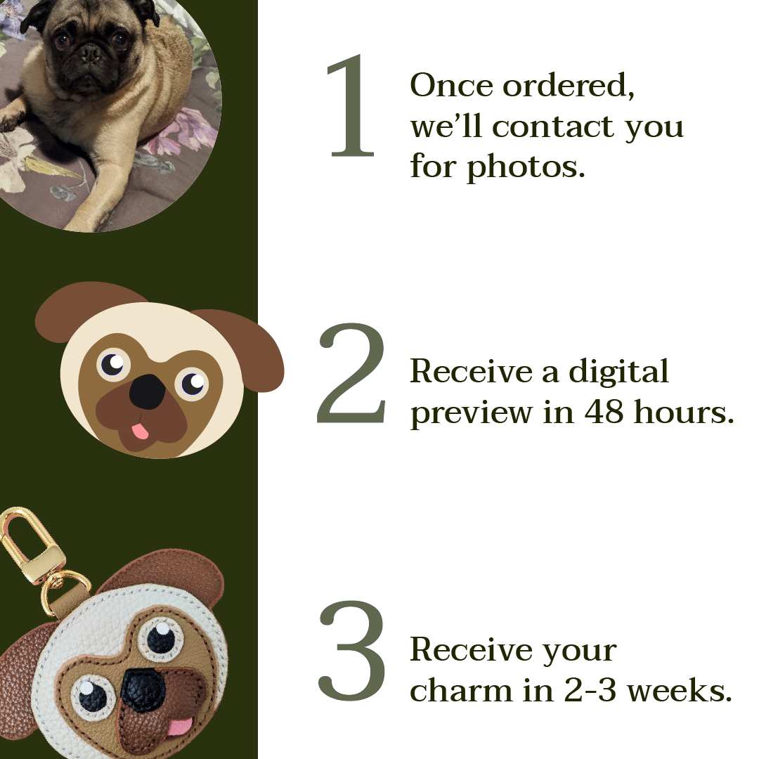 CUSTOM Pet Bag Charm