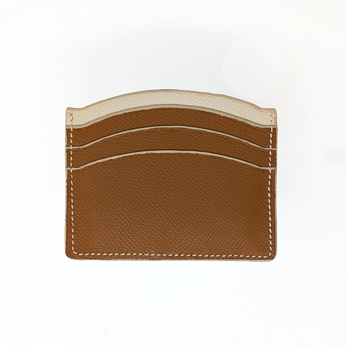 ColorPop Handmade Brown Leather Cardholder