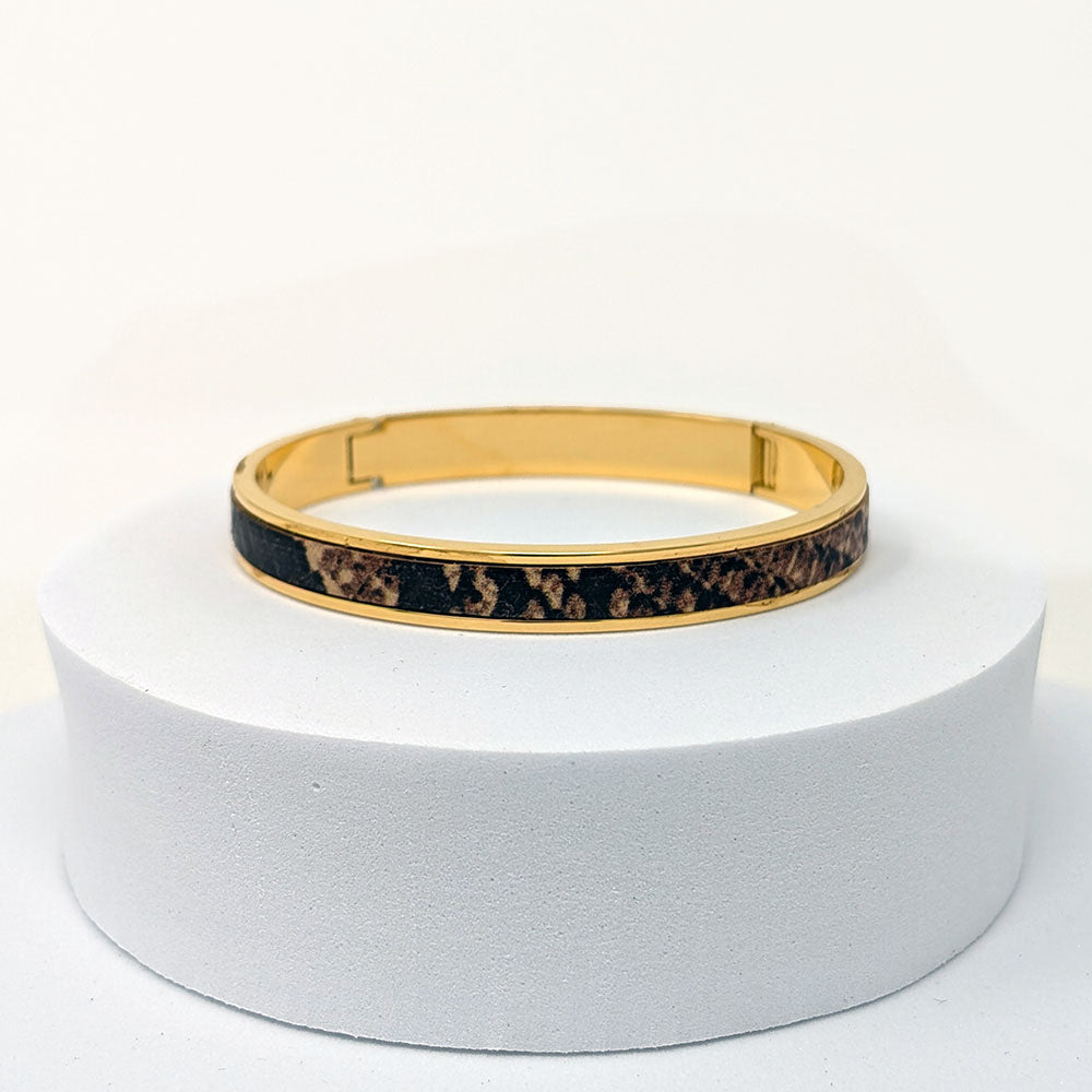 Inlaid Leather Bracelet